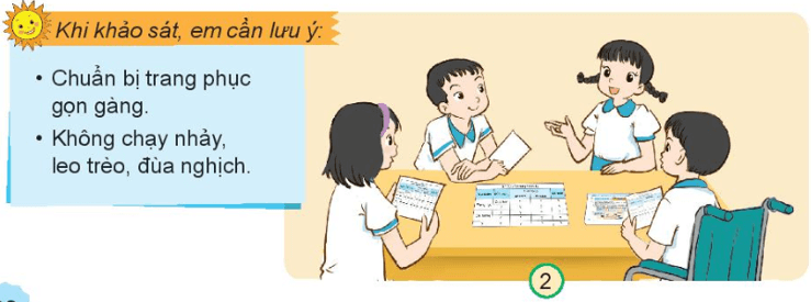 Tự nhiên xã hội lớp 3 Bài 7 trang 30, 31, 32, 33 Thực hành