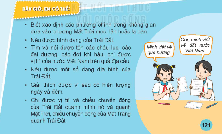 Tự nhiên xã hội lớp 3 Bài 30 trang 121 Vận dụng - Kết nối tri thức