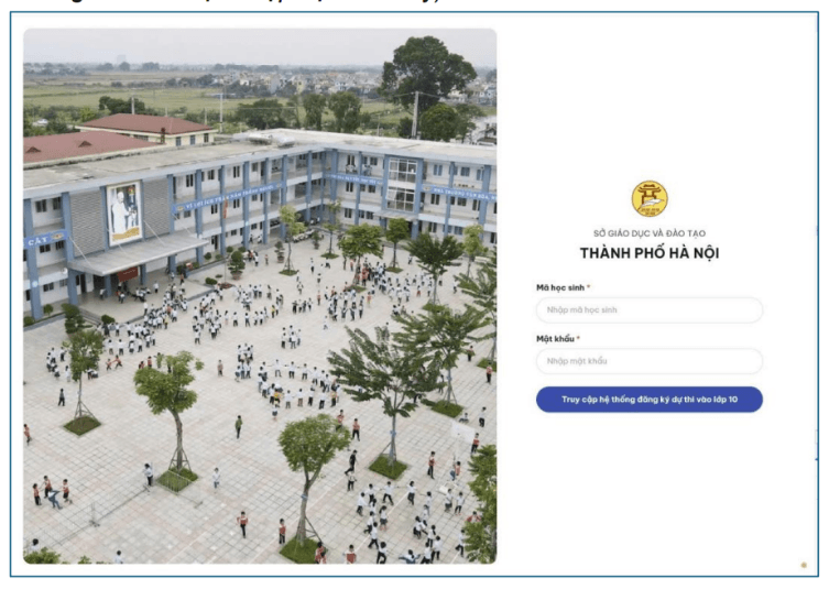 Hướng dẫn chi tiết quy trình đăng ký trực tuyến tuyển sinh lớp 10 Hà Nội