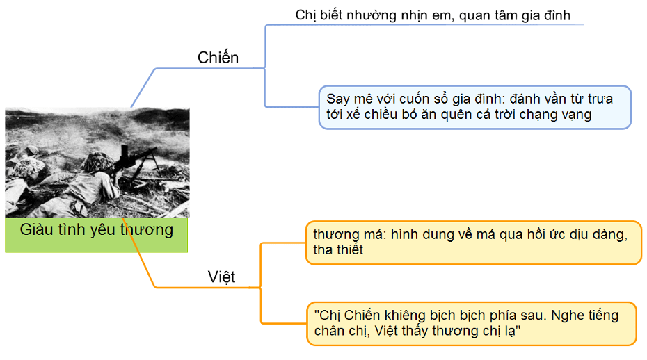 So sánh nhân vật Chiến và Việt trong truyện ngắn Những đứa con trong gia đình