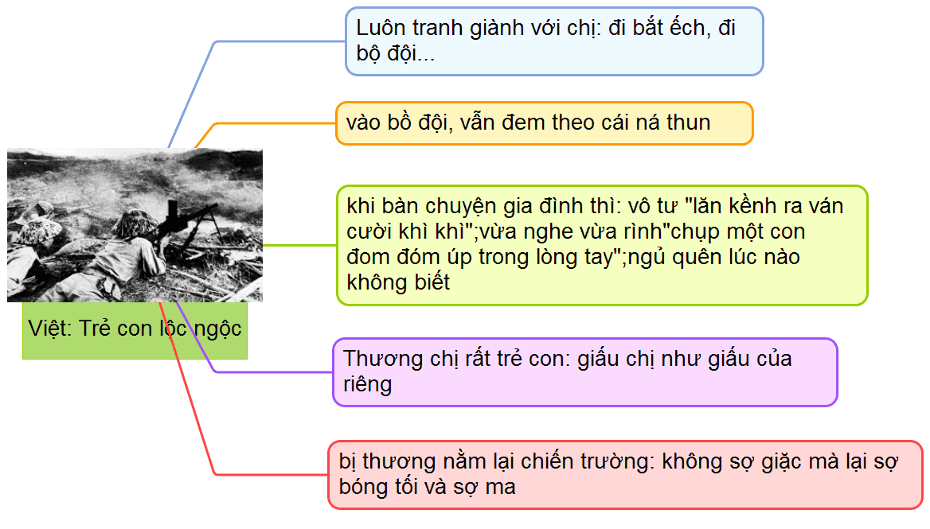 So sánh nhân vật Chiến và Việt trong truyện ngắn Những đứa con trong gia đình năm 2021