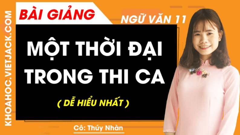 Cảm nhận Một thời đại trong thi ca của Hoài Thanh