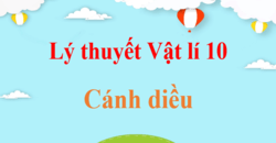 Lý thuyết Vật Lí 10 Cánh diều hay, chi tiết | Kiến thức trọng tâm Vật Lí 10