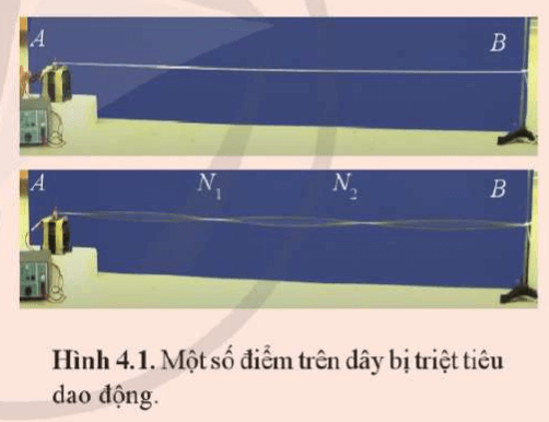 Một sợi dây đàn hồi có một đầu cố định. Làm cho đầu tự do của dây dao động