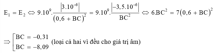 Đặt hai quả cầu nhỏ có điện tích lần lượt trang 79 Vật Lí 11