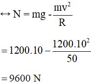 100 câu trắc nghiệm Động lực học chất điểm có lời giải (nâng cao - phần 3) | Bài tập Vật Lí 10 có đáp án và lời giải chi tiết