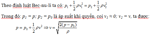 40 câu trắc nghiệm Cơ học chất lưu có lời giải (nâng cao - phần 1) | Bài tập Vật Lí 10 có đáp án và lời giải chi tiết