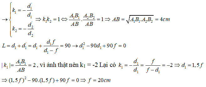 100 câu trắc nghiệm Mắt, Các dụng cụ quang có lời giải (nâng cao - phần 3)