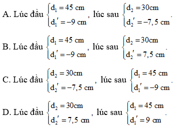 Các dạng bài tập về thấu kính và cách giải