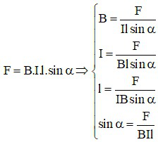 Các dạng bài tập lực từ và cách giải hay, chi tiết