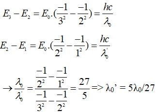 100 câu trắc nghiệm Lượng tử ánh sáng có lời giải (nâng cao - phần 2)