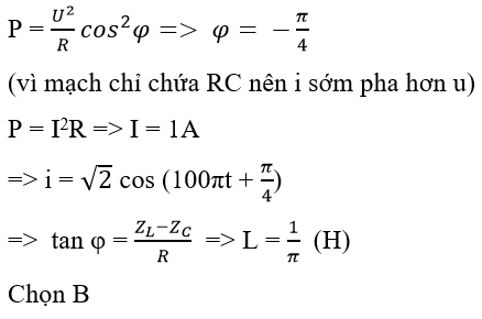 255 câu trắc nghiệm Dòng điện xoay chiều có lời giải (nâng cao - phần 2)