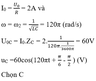 255 câu trắc nghiệm Dòng điện xoay chiều có lời giải (nâng cao - phần 3)