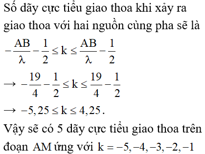 Bài tập Giao thoa sóng trong đề thi Đại học (có lời giải)