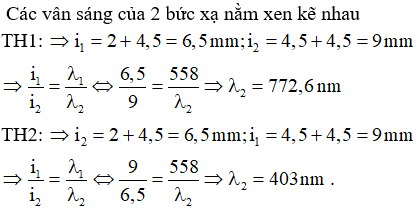 Bài tập Hiện tượng giao thoa ánh sáng trong đề thi Đại học (có lời giải)