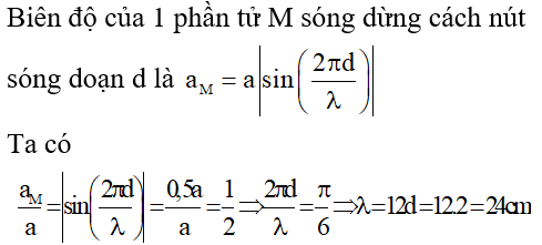 Bài tập Sóng dừng trong đề thi Đại học (có lời giải)