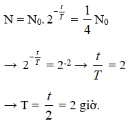 Cách tính lượng chất phóng xạ, tuổi phóng xạ, độ phóng xạ (hay, chi tiết) - Bài tập Vật Lí 12 có lời giải chi tiết