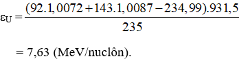 25 Bài tập về Độ hụt khối, Năng lượng liên kết có lời giải