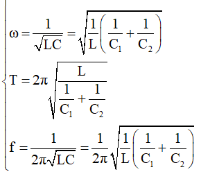 Phương pháp tìm chu kỳ, tần số trong mạch dao động LC cực hay