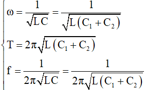 Phương pháp tìm chu kỳ, tần số trong mạch dao động LC cực hay