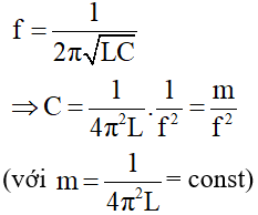 Phương pháp tìm chu kỳ, tần số trong mạch dao động LC cực hay
