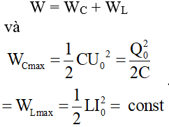 Công thức, cách tính năng lượng điện từ trong mạch dao động LC hay, chi tiết