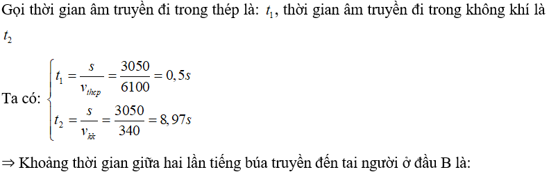 Bài tập Vật Lí 7 Bài 13 (có đáp án): Môi trường truyền âm (phần 2)