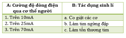 Bài tập Vật Lí 7 Bài 29 (có đáp án): An toàn khi sử dụng điện