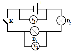 Cách vẽ sơ đồ mạch điện có Vôn kế hay, chi tiết