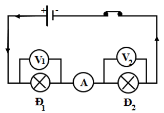 Cách vẽ sơ đồ mạch điện có Vôn kế hay, chi tiết