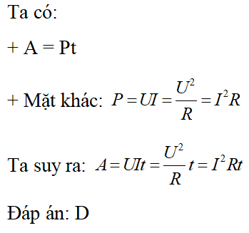 Bài tập điện năng -  công dòng điện (cực hay, chi tiết)