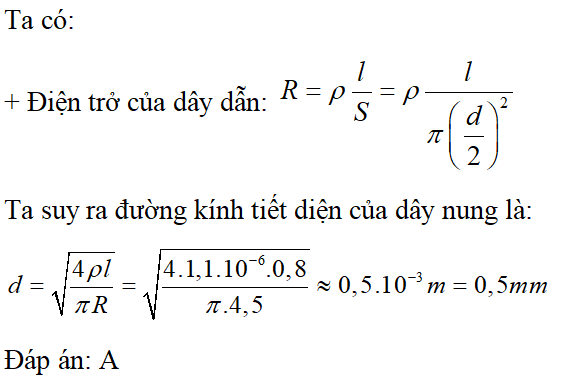 Bài tập điện trở dây dẫn phụ thuộc vào các các yếu tố của dây (cực hay, chi tiết)