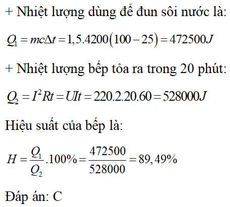 Bài tập định luật Jun-Lenxơ (cực hay, chi tiết)