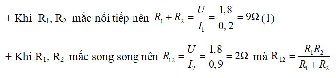 Bài tập định luật ôm cho đoạn mạch có các điện trở mắc song song (cực hay, chi tiết)