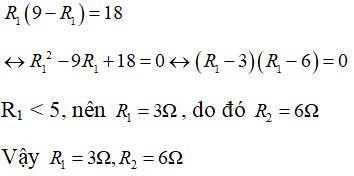 Bài tập định luật ôm cho đoạn mạch có các điện trở mắc song song (cực hay, chi tiết)