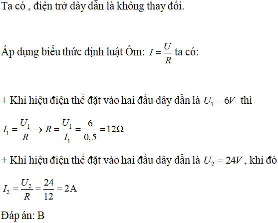 Bài tập định luật ôm (cực hay, chi tiết)