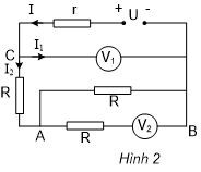 Cách giải Bài tập tính số chỉ của Vôn kế, ampe kế có điện trở R cực hay