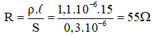 Dạng bài Sự phụ thuộc của điện trở vào chiều dài, tiết diện, vật liệu làm dây dẫn