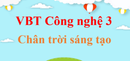 Vở bài tập Công nghệ lớp 3 Chân trời sáng tạo | Giải vở bài tập Công nghệ lớp 3 Tập 1, Tập 2