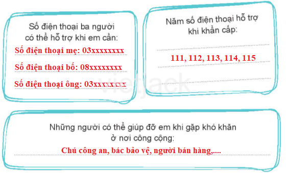 Bài 13: Tìm kiếm sự hỗ trợ ở nơi công cộng