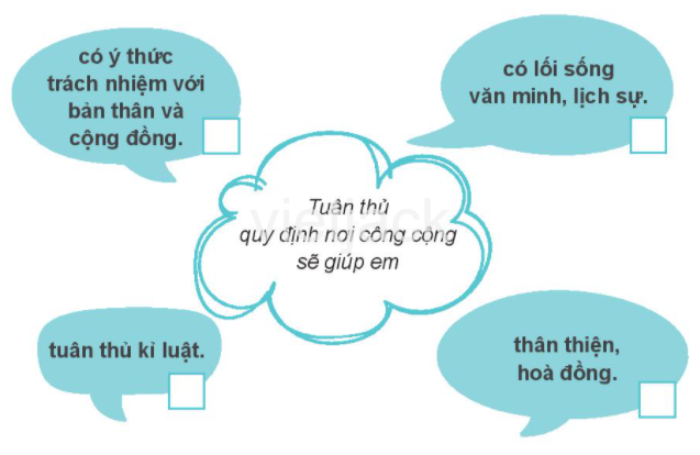 Bài 15: Em tuân thủ quy định nơi công cộng