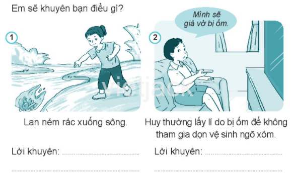 Bài 2: Em yêu quê hương