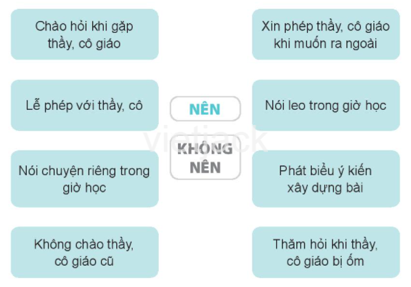 Bài 3: Kính trọng thầy giáo, cô giáo