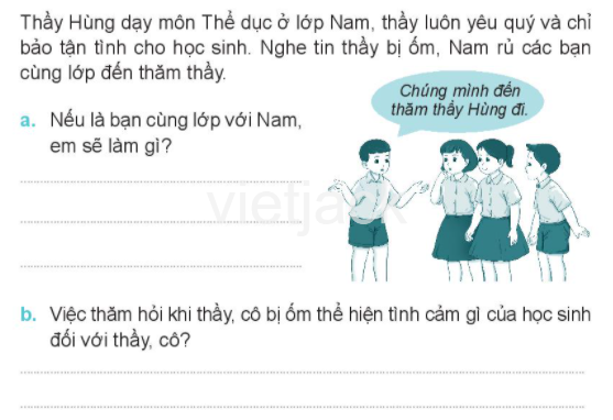 Bài 3: Kính trọng thầy giáo, cô giáo