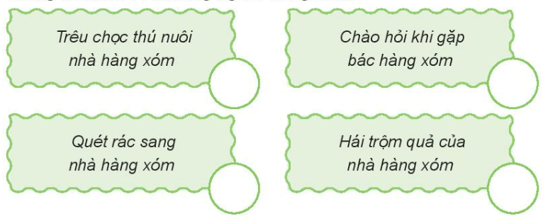 Vở bài tập Đạo đức lớp 3 trang 12, 13, 14, 15, 16 Bài 3: Quan tâm hàng xóm láng giềng | Kết nối tri thức