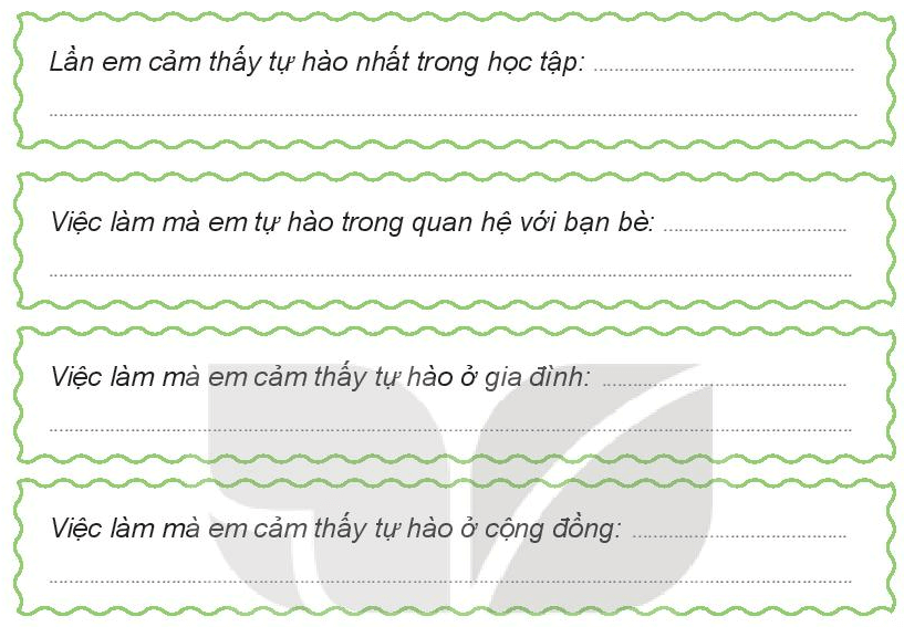 Vở bài tập Đạo đức lớp 3 trang 33, 34, 35, 36, 37, 38 Bài 7: Khám phá bản thân | Kết nối tri thức