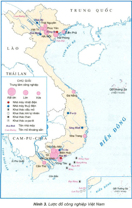 Vở bài tập Địa Lí lớp 5 Bài 13: Công nghiệp (tiếp theo) | Giải VBT Địa Lí 5