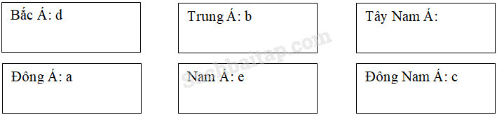 Vở bài tập Địa Lí lớp 5 Bài 17: Châu Á | Giải VBT Địa Lí 5