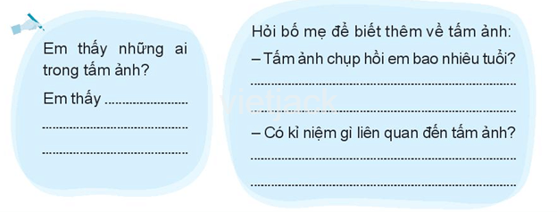 Bài 1: Hình ảnh của em hay nhất