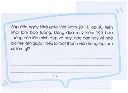 Vở bài tập Hoạt động trải nghiệm lớp 3 trang 25, 26 Tuần 11 | Cánh diều (ảnh 1)